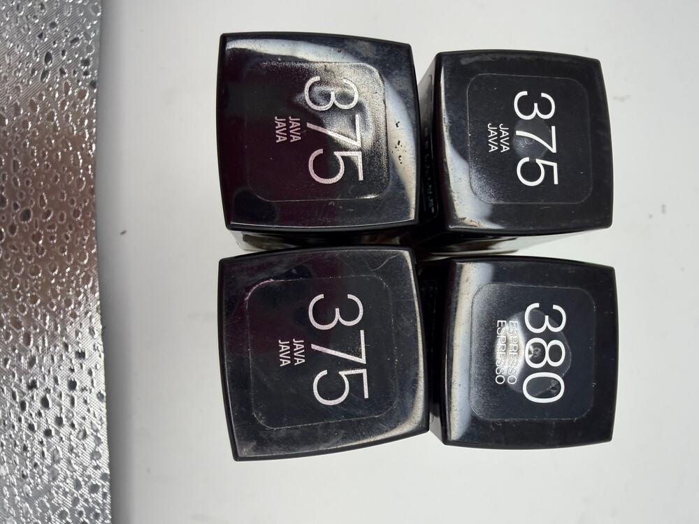 Maybelline Fit Me Matte Poreless Foundation 375 Java 380 Espresso Lot of 4